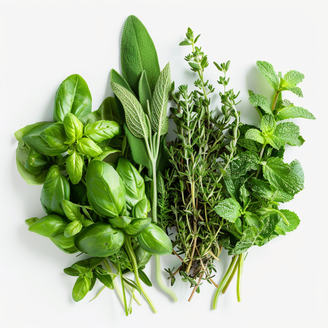 Fresh herbs for garnish