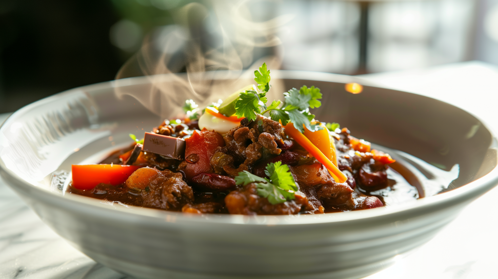 Venison Chili with Dark Chocolate