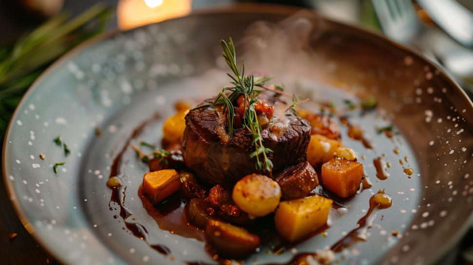 Braised Venison Shoulder with Root Vegetables