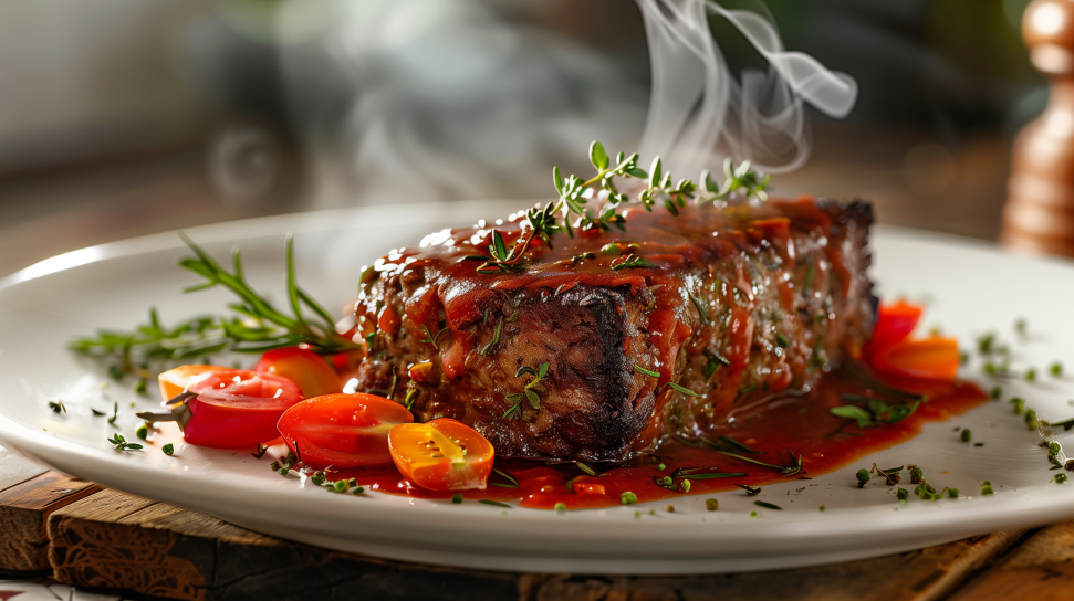 Venison Meatloaf with Herb Crust