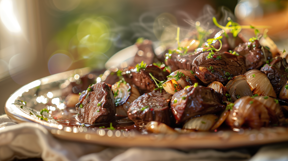 Venison Liver and Onions