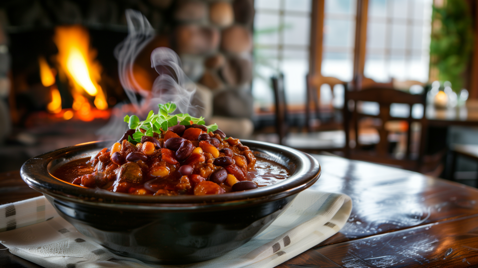 Elk Chili with Dark Beans
