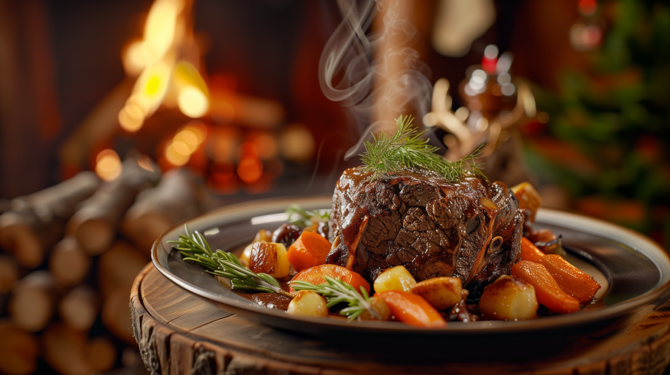 Elk Pot Roast with Vegetables