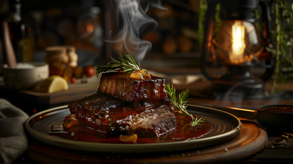 Smoked Elk Brisket