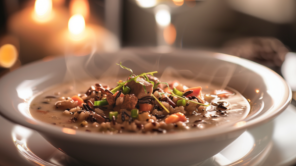Duck and Wild Rice Soup