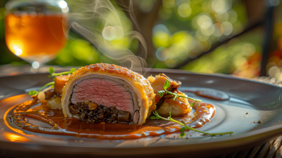 Duck Wellington with Mushroom Duxelles