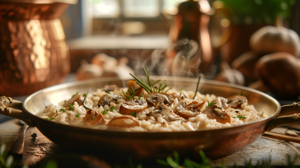 Turkey and Mushroom Risotto