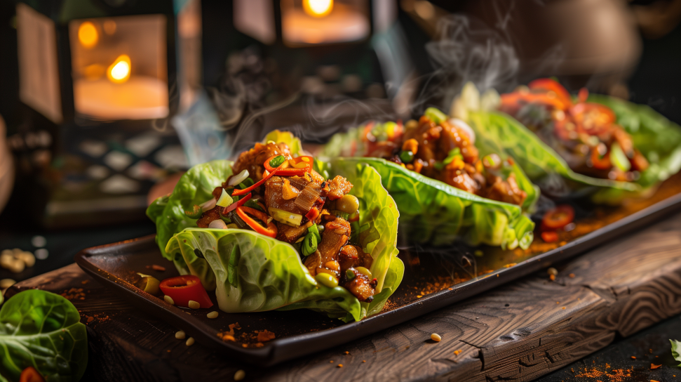 Asian Turkey Lettuce Wraps