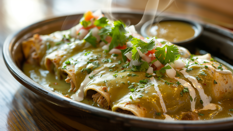 Turkey Enchiladas Verde