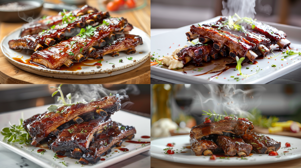 Moose Ribs with Maple Glaze
