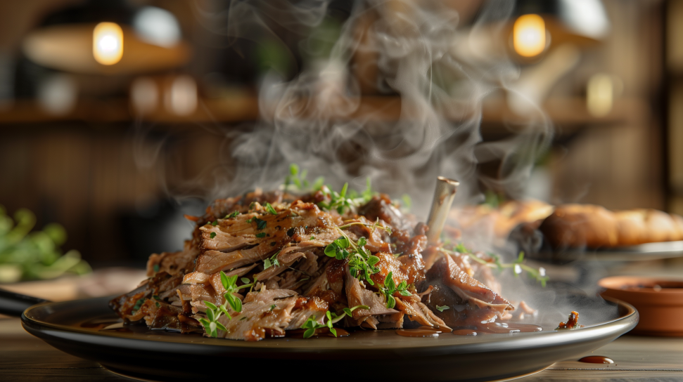 Smoked Wild Boar Shoulder (Pulled Pork)