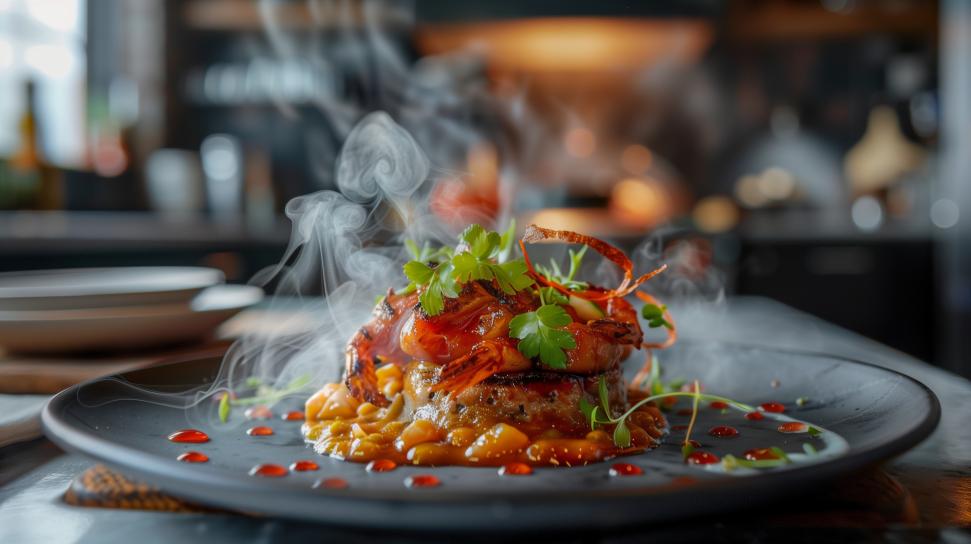 Goose Breast Satay with Peanut Sauce