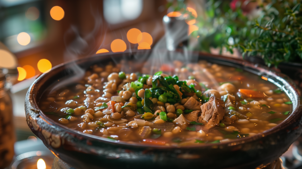 Goose and Barley Soup