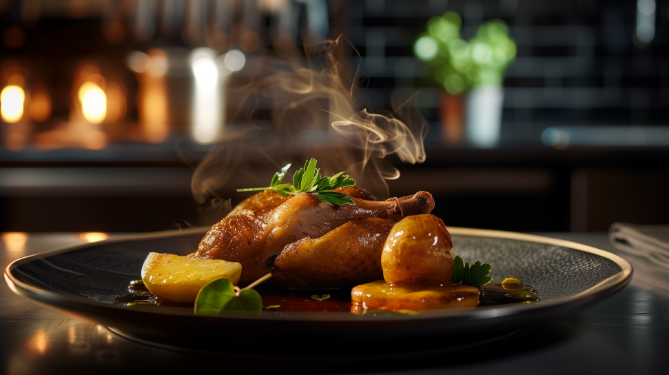 Beer-Braised Pheasant