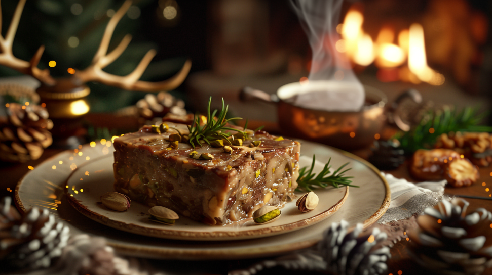 Dove Terrine with Pistachios
