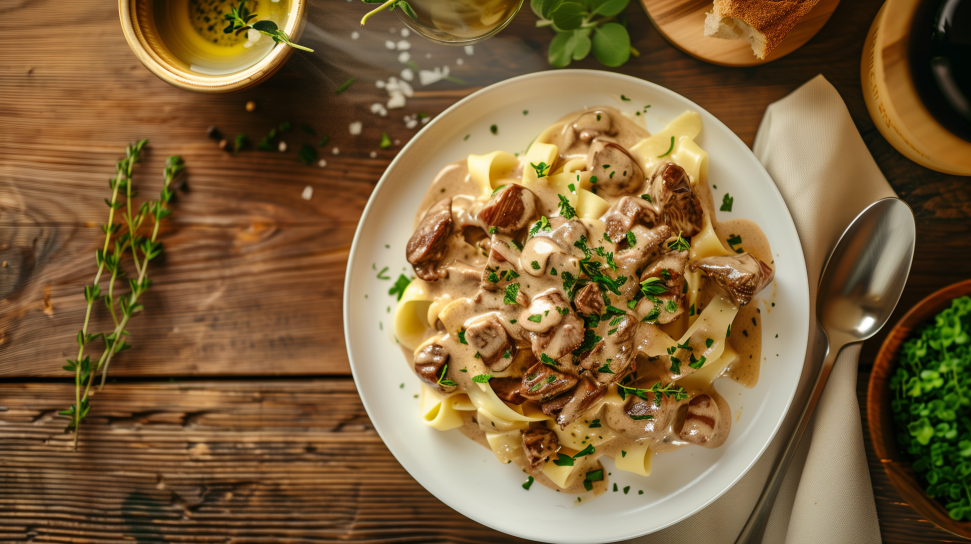 Mule Deer Stroganoff