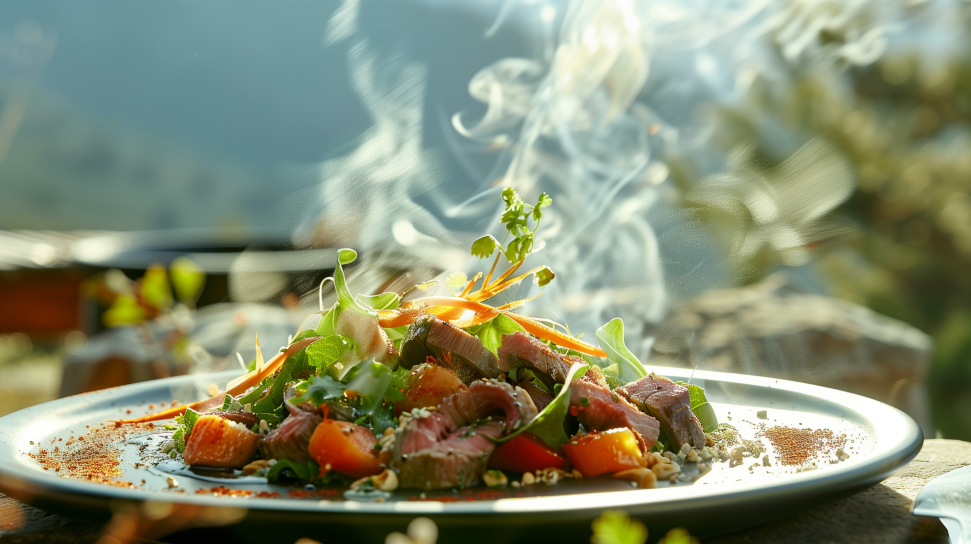 Thai-Spiced Mule Deer Salad