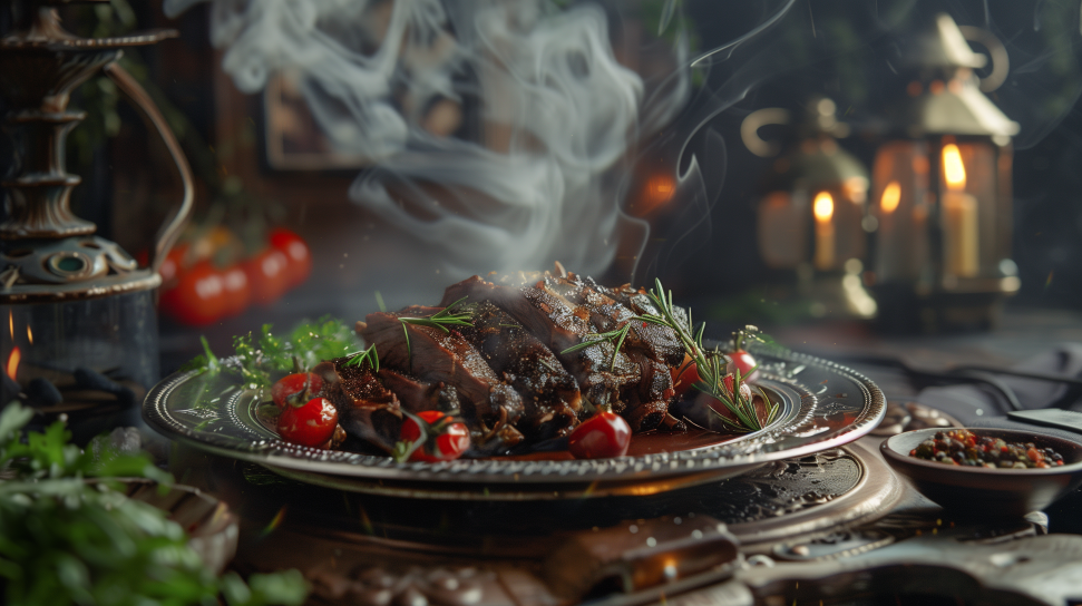 Smoked Mule Deer Brisket