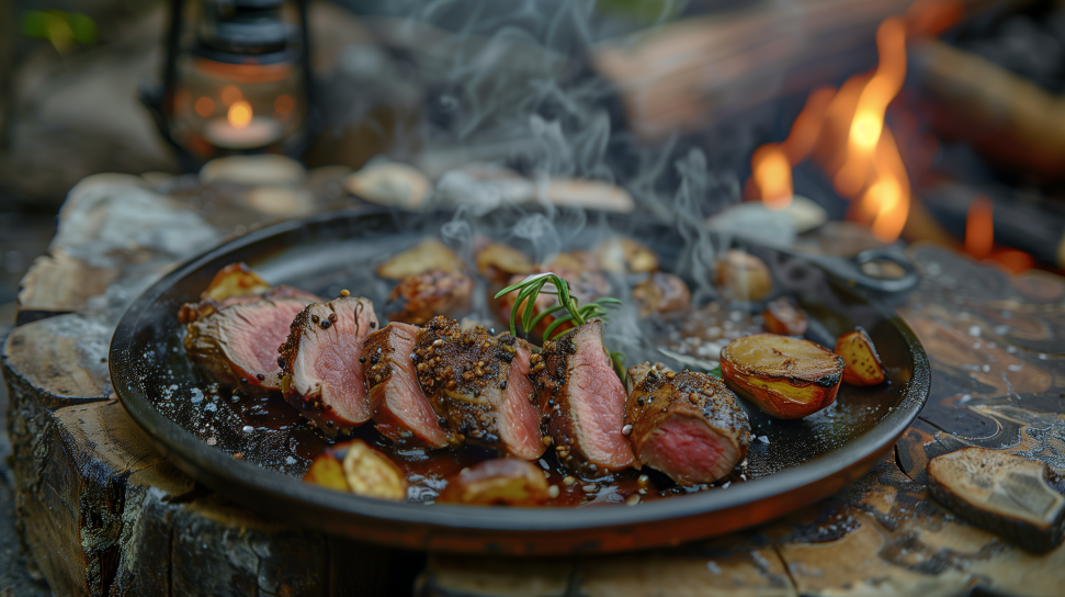 Coffee-Crusted Pronghorn Loin