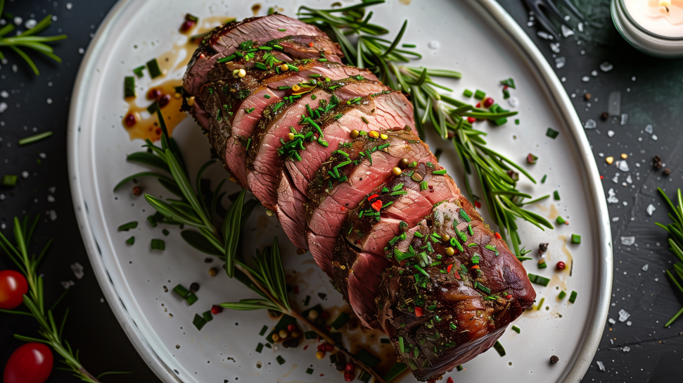 Herb-Crusted Pronghorn Leg Roast