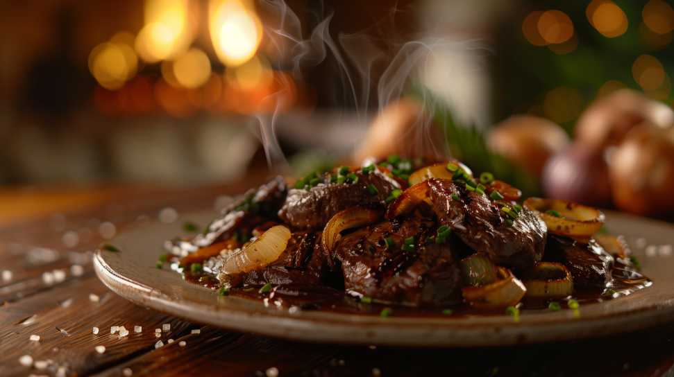 Pronghorn Liver and Onions
