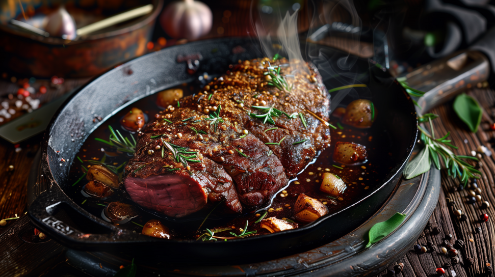 Herb-Crusted Bear Backstrap Roast