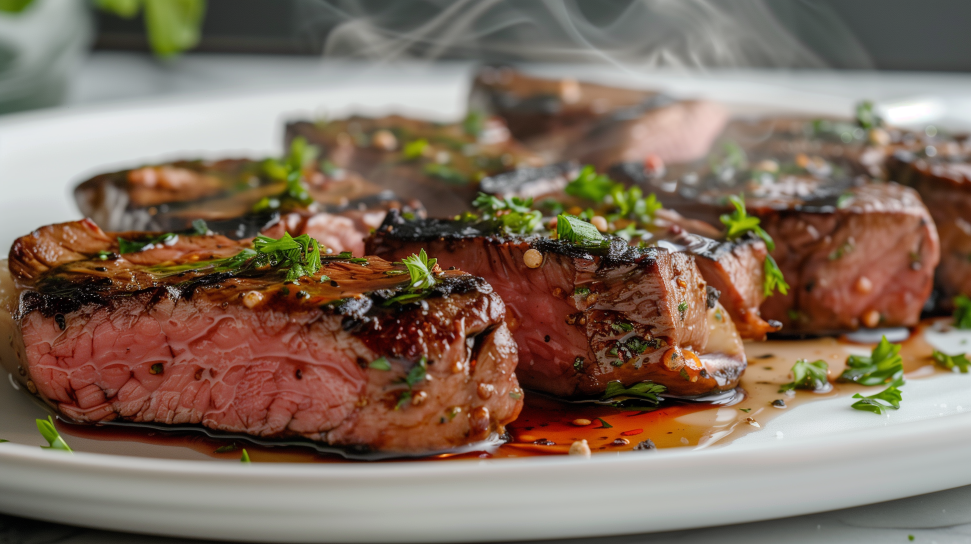 Coffee-Rubbed Bear Steaks