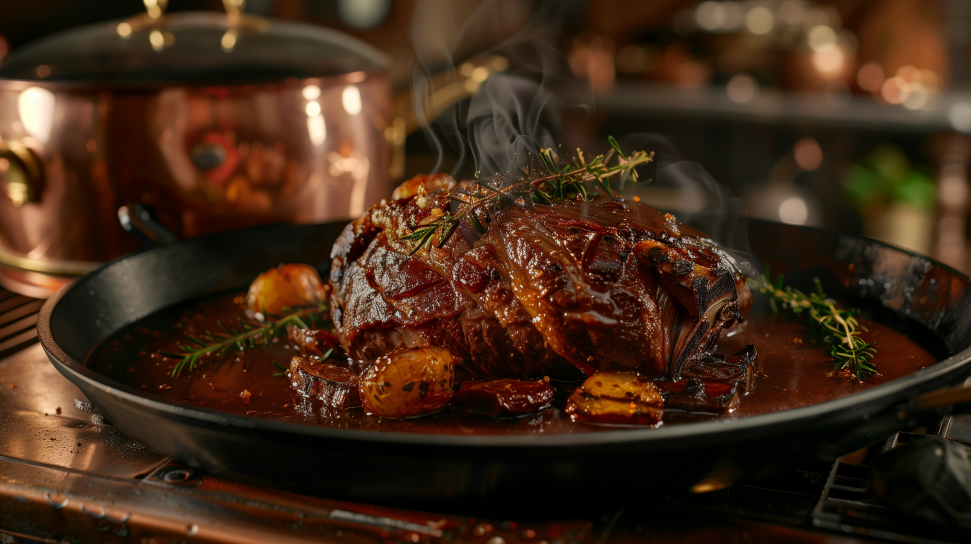 Slow-Roasted Bear Shoulder