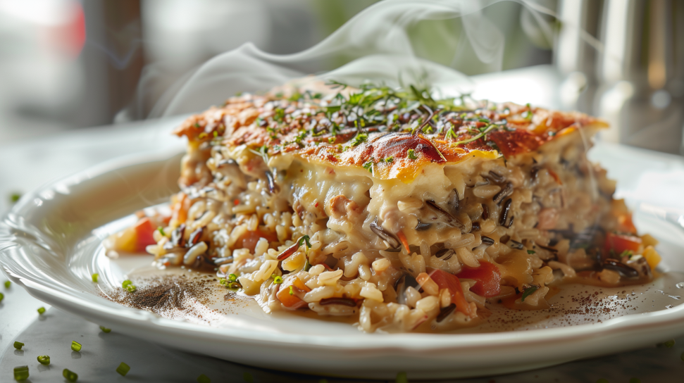 Muskrat and Wild Rice Casserole