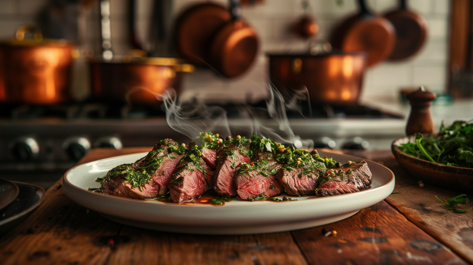 Grilled Mountain Lion with Chimichurri