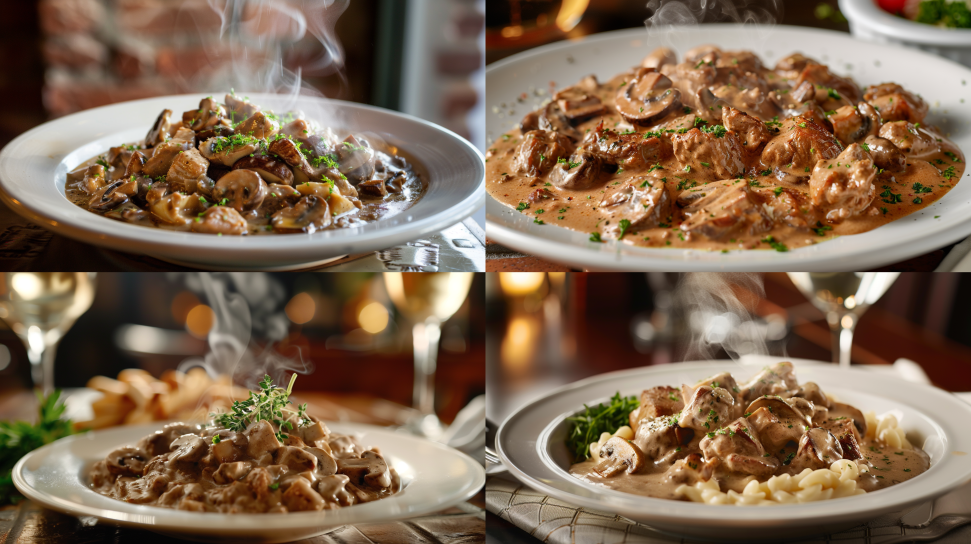 Mountain Lion and Mushroom Stroganoff