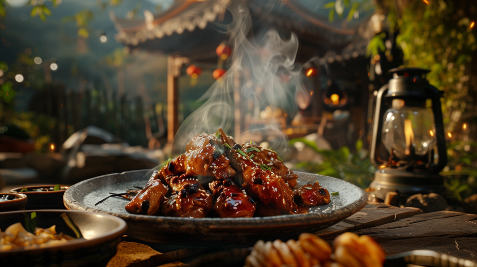 Asian-Style Frog Legs with Black Bean Sauce