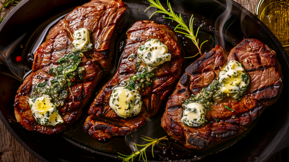 Grilled Frog Legs with Herb Butter